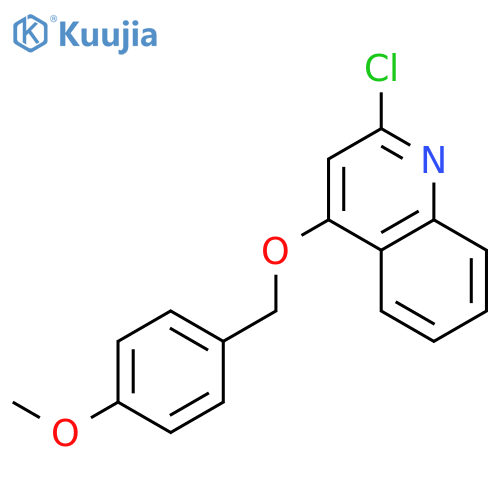Quinoline, 2-chloro-4-[(4-methoxyphenyl)methoxy]- structure