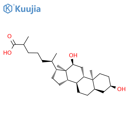 Cholestan-26-oic acid, 3,12-dihydroxy-, (3a,5b,12a)- structure