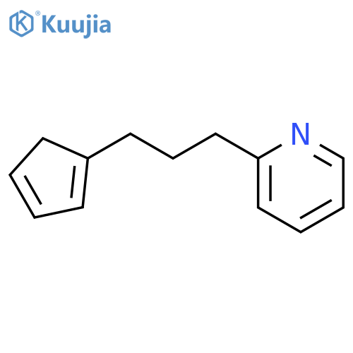 Pyridine, 2-[3-(1,3-cyclopentadien-1-yl)propyl]- structure