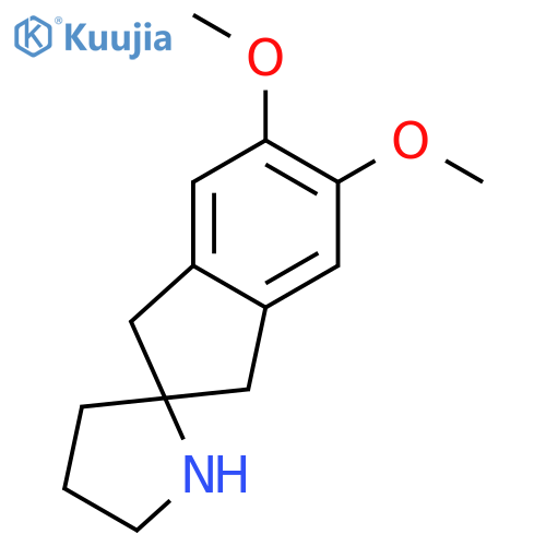 Spiro[2H-indene-2,2'-pyrrolidine], 1,3-dihydro-5,6-dimethoxy- structure