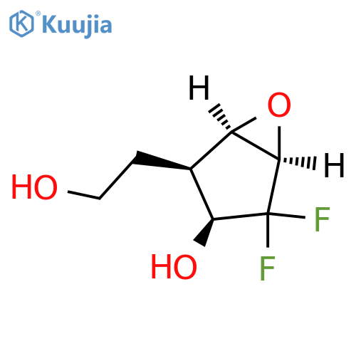 6-Oxabicyclo[3.1.0]hexane-2-ethanol,4,4-difluoro-3-hydroxy-,(1-alpha-,2-bta-,3-bta-,5-alpha-)-(9CI) structure