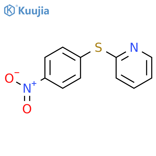 2-(4-Nitrophenyl)sulfanylpyridine structure