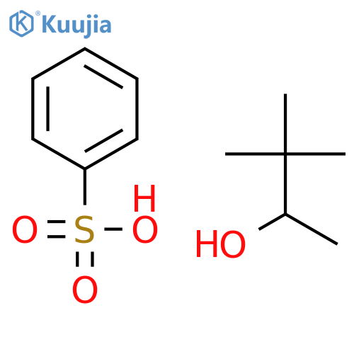2-Butanol, 3,3-dimethyl-, benzenesulfonate structure