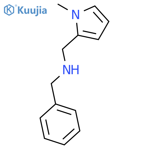 Benzyl-(1-methyl-1H-pyrrol-2-ylmethyl)-amine structure