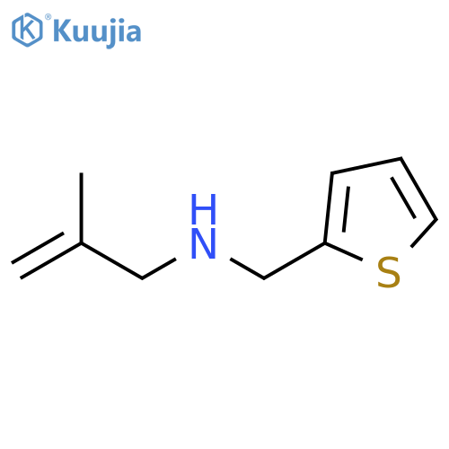 (2-methylprop-2-en-1-yl)(thiophen-2-yl)methylamine structure