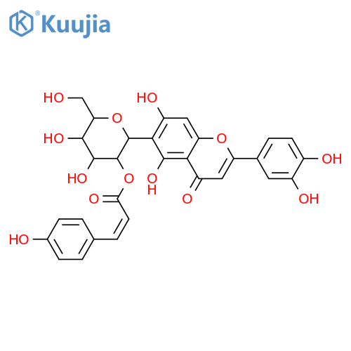 6-C-β-D-Glucopyranosyl-3',4',5,7-tetrahydroxyflavone; 2''-O-(4-Hydroxycinnamoyl) structure