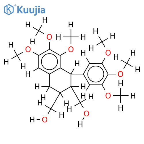 Hexa-Me ether-(7S,8R,8'R)-3,3',4,4',5,5',9,9'-Octahydroxy-2,7'-cyclolignan structure