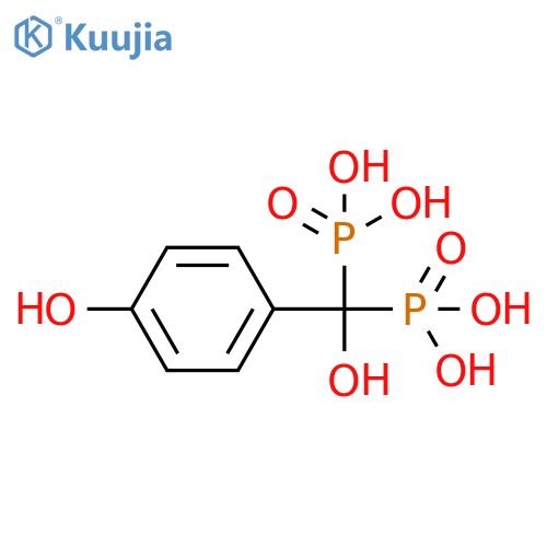 PHOSPHONIC ACID, [HYDROXY(4-HYDROXYPHENYL)METHYLENE]BIS- structure
