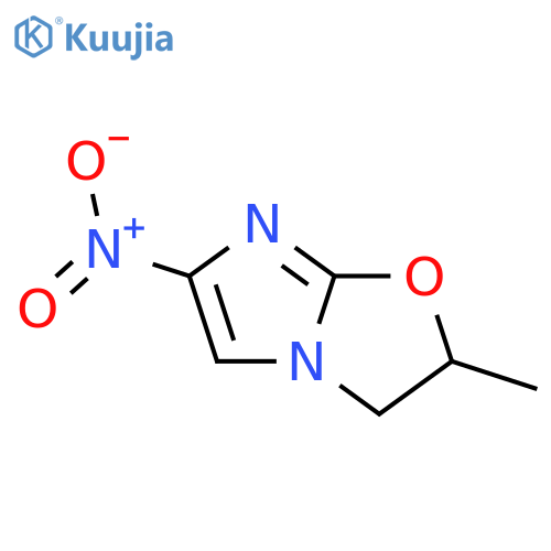 Imidazo[2,1-b]oxazole,2,3-dihydro-2-methyl-6-nitro- structure