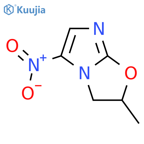 Imidazo[2,1-b]oxazole,2,3-dihydro-2-methyl-5-nitro- structure