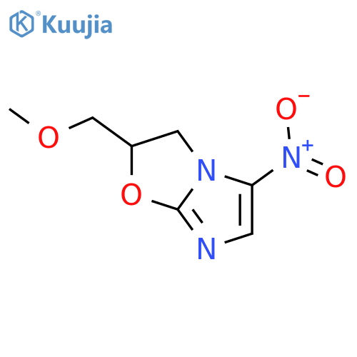 2,3-dihydro-2-(methoxymethyl)-5-nitro-Imidazo[2,1-b]oxazole structure