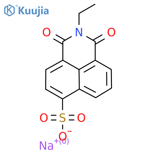 Sodium;2-ethyl-1,3-dioxobenzo[de]isoquinoline-6-sulfonate structure