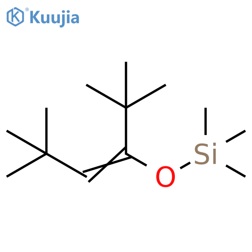 Silane, [[1-(1,1-dimethylethyl)-3,3-dimethyl-1-butenyl]oxy]trimethyl- structure