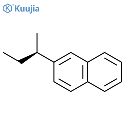 Naphthalene, 2-[(1R)-1-methylpropyl]- structure