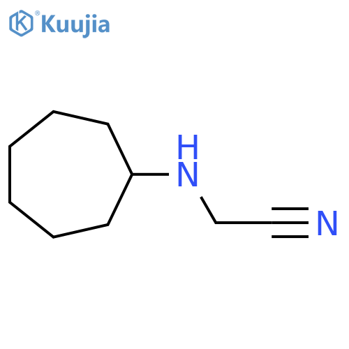 2-(Cycloheptylamino)acetonitrile structure