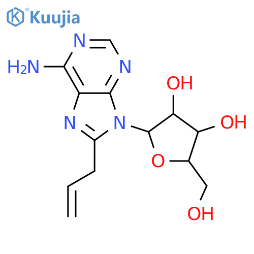 Adenosine,8-(2-propenyl)- (9CI) structure