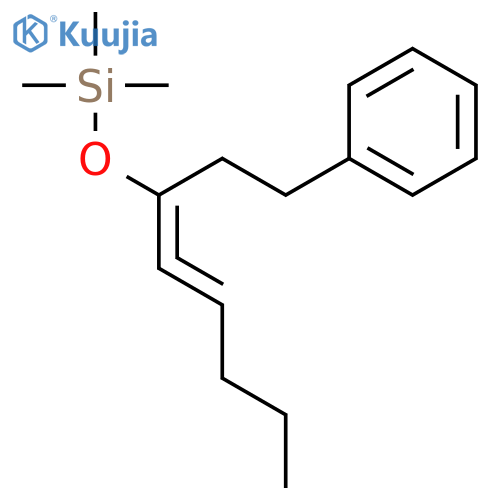SILANE, TRIMETHYL[[1-(2-PHENYLETHYL)-1,2-HEXADIENYL]OXY]- structure