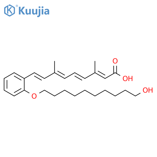 2,4,6,8-Nonatetraenoic acid, 9-[2-[(10-hydroxydecyl)oxy]phenyl]-3,7-dimethyl-, (2E,4E,6E,8E)- structure