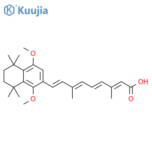 2,4,6,8-Nonatetraenoic acid, 3,7-dimethyl-9-(5,6,7,8-tetrahydro-1,4-dimethoxy-5,5,8,8-tetramethyl-2-naphthalenyl)-, (2E,4E,6E,8E)- structure