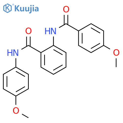 2-[(4-methoxybenzoyl)amino]-N-(4-methoxyphenyl)benzamide structure