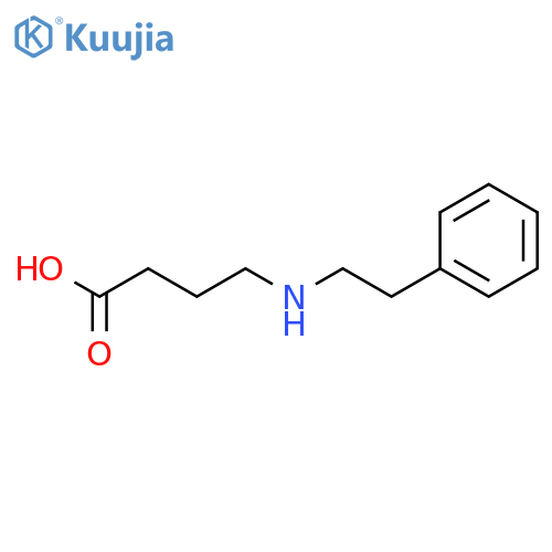 Butanoic acid, 4-[(2-phenylethyl)amino]- structure
