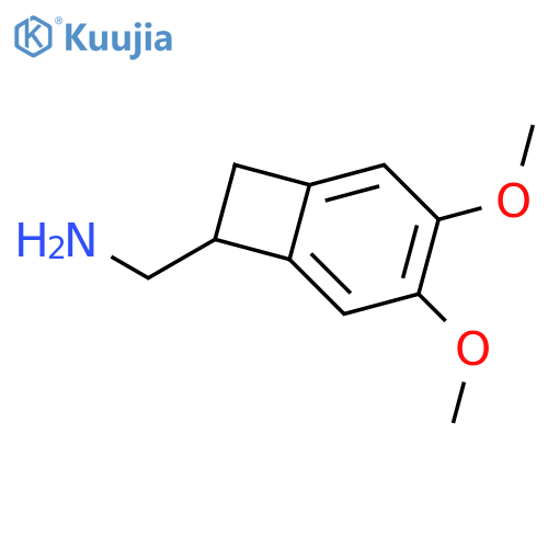 (3,4-dimethoxy-7-bicyclo[4.2.0]octa-1,3,5-trienyl)methanamine structure