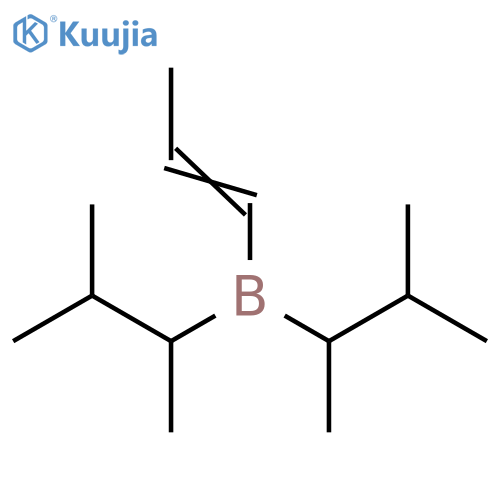 Borane, bis(1,2-dimethylpropyl)-1-propenyl- structure