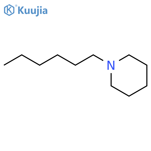 Piperidine, 1-hexyl- structure
