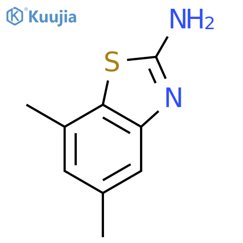5,7-dimethyl-1,3-benzothiazol-2-amine structure