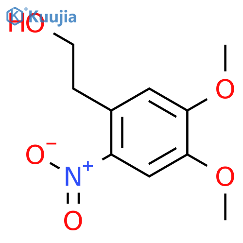 2-(4,5-dimethoxy-2-nitrophenyl)ethan-1-ol structure