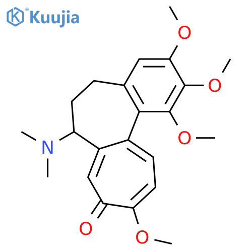 (7S)-7-(dimethylamino)-1,2,3,10-tetramethoxy-6,7-dihydrobenzo[a]heptalen-9(5H)-one structure