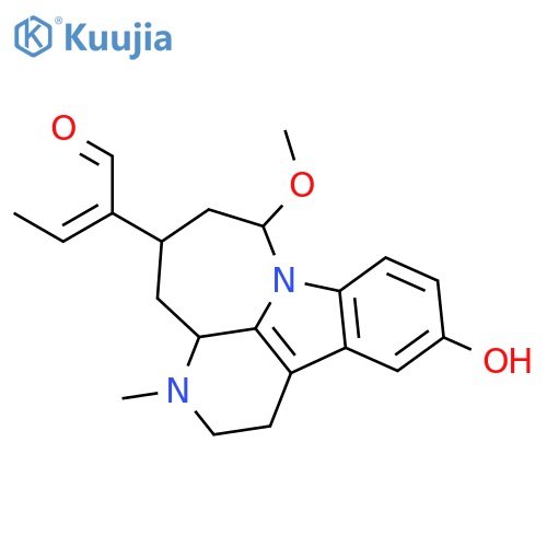 (2Z)-2-[(3aS,5R,7S)-10-hydroxy-7-methoxy-3-methyl-1,2,3,3a,4,5,6,7-octahydro-3,7a-diazacyclohepta[1,2,3-jk]fluoren-5-yl]but-2-enal structure