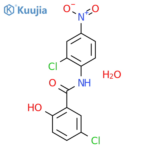 Niclosamide monohydrate structure