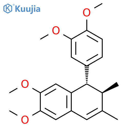 Naphthalene, 1-(3,4-dimethoxyphenyl)-1,2-dihydro-6,7-dimethoxy-2,3-dimethyl-, (1S,2R)- structure