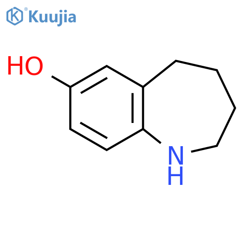 2,3,4,5-tetrahydro-1H-1-benzazepin-7-ol structure