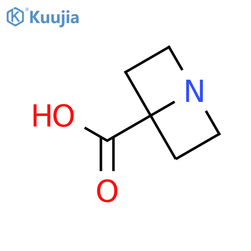 1-Azabicyclo[2.2.0]hexane-4-carboxylicacid(9CI) structure