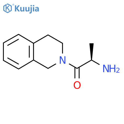 (2R)-2-amino-1-(1,2,3,4-tetrahydroisoquinolin-2-yl)propan-1-one structure
