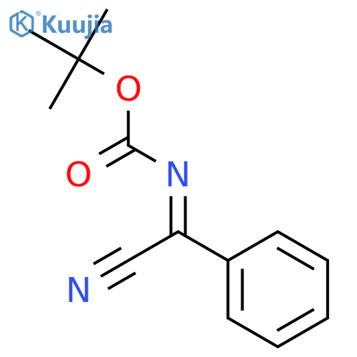 2-[[(tert-butoxycarbonyl)oxy]imino]-2-phenylacetonitrile structure