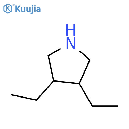 3,4-diethylpyrrolidine structure