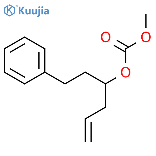 CARBONIC ACID, METHYL 1-(2-PHENYLETHYL)-3-BUTENYL ESTER structure