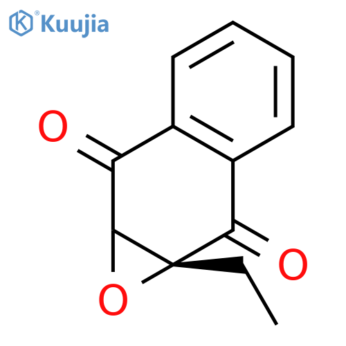 Naphth[2,3-b]oxirene-2,7-dione, 1a-ethyl-1a,7a-dihydro-, (1aR)- structure