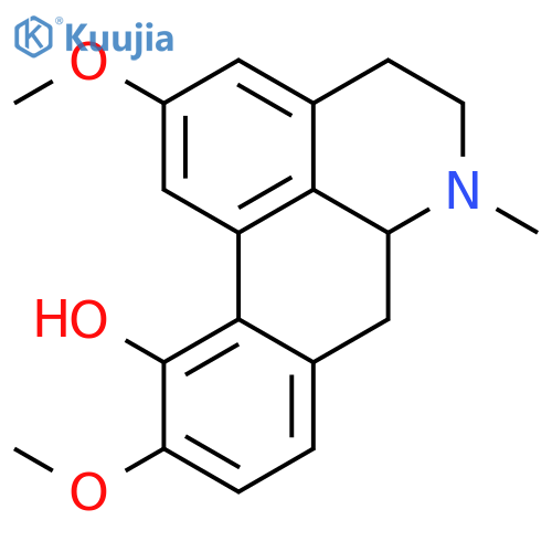 11-hydroxy-2,10-dimethoxyaporphine structure