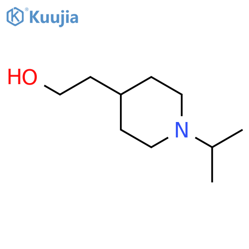 2-1-(propan-2-yl)piperidin-4-ylethan-1-ol structure
