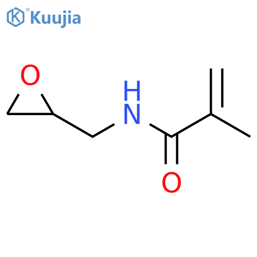 2-Propenamide, 2-methyl-N-(oxiranylmethyl)-, homopolymer (9CI) structure