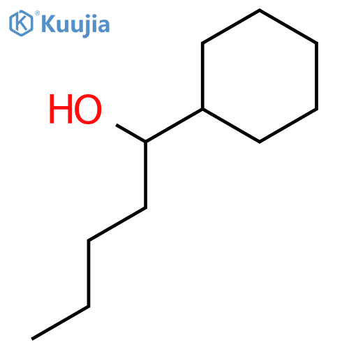 1-Cyclohexyl-1-pentanol structure