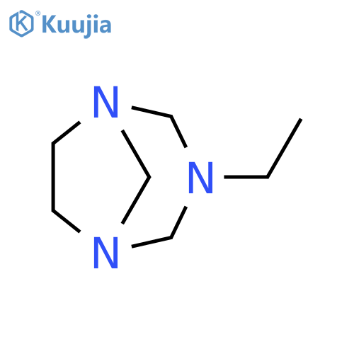 1,3,5-Triazabicyclo[3.2.1]octane,3-ethyl- structure