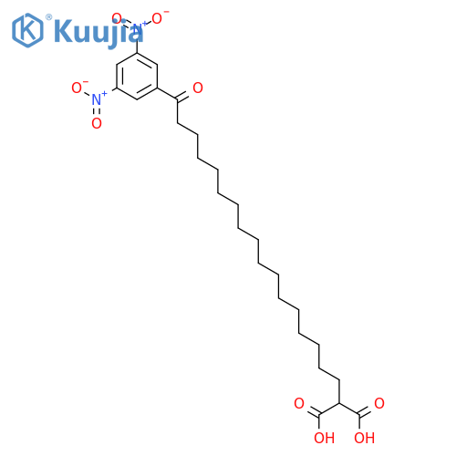 PROPANEDIOIC ACID, (3,5-DINITROBENZOYL)HEXADECYL- structure