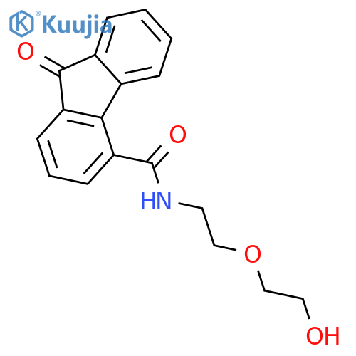 9H-FLUORENE-4-CARBOXAMIDE, N-[2-(2-HYDROXYETHOXY)ETHYL]-9-OXO- structure