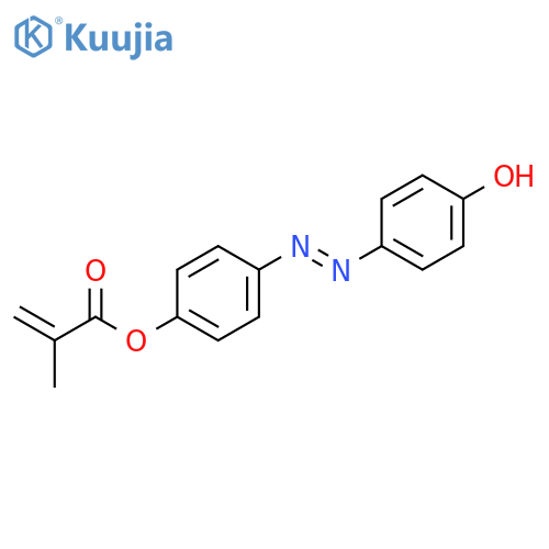 2-Propenoic acid, 2-methyl-, 4-[(4-hydroxyphenyl)azo]phenyl ester structure