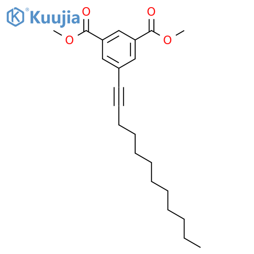 1,3-BENZENEDICARBOXYLIC ACID, 5-(1-DODECYNYL)-, DIMETHYL ESTER structure
